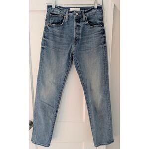 Mother Jeans / HIGH WAISTED HIKER HOVER Straight Leg Jeans / Wild & Free Wash